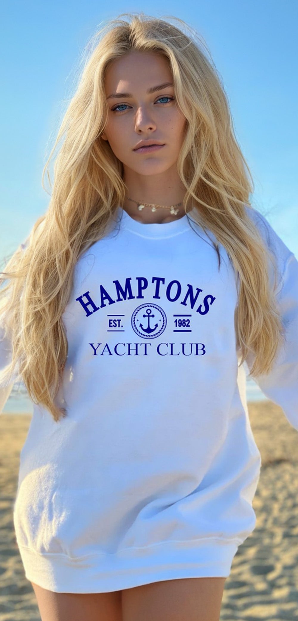 Hamptons Yacht Club Terry Sweater