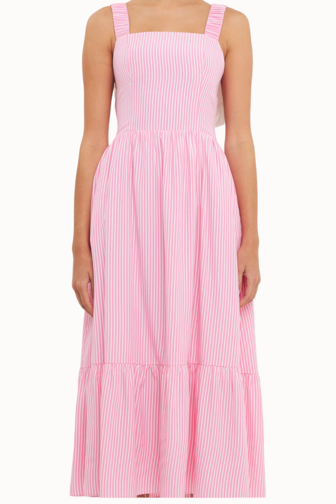 Melissa Bow Back Striped Maxi