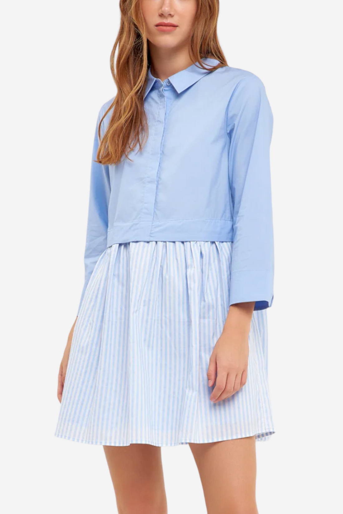 Lana Stripe Shirt Dress